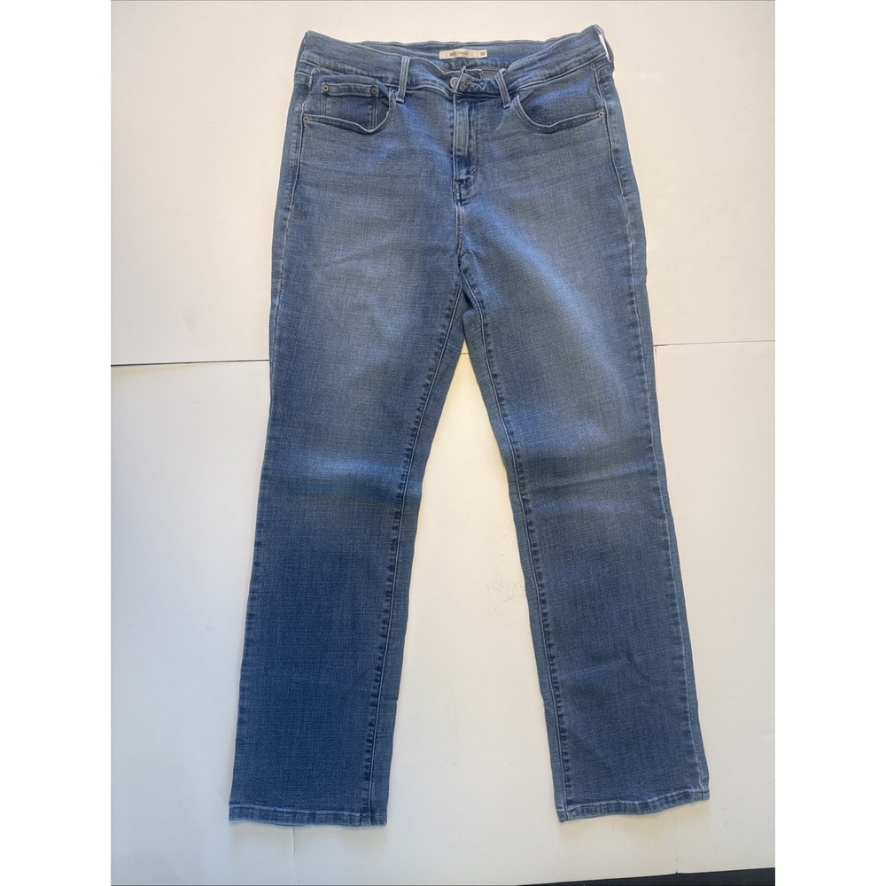 Women's Levi's 505 Straight Leg Blue Denim‎ Jeans Size 10 Medium  W30  L32
